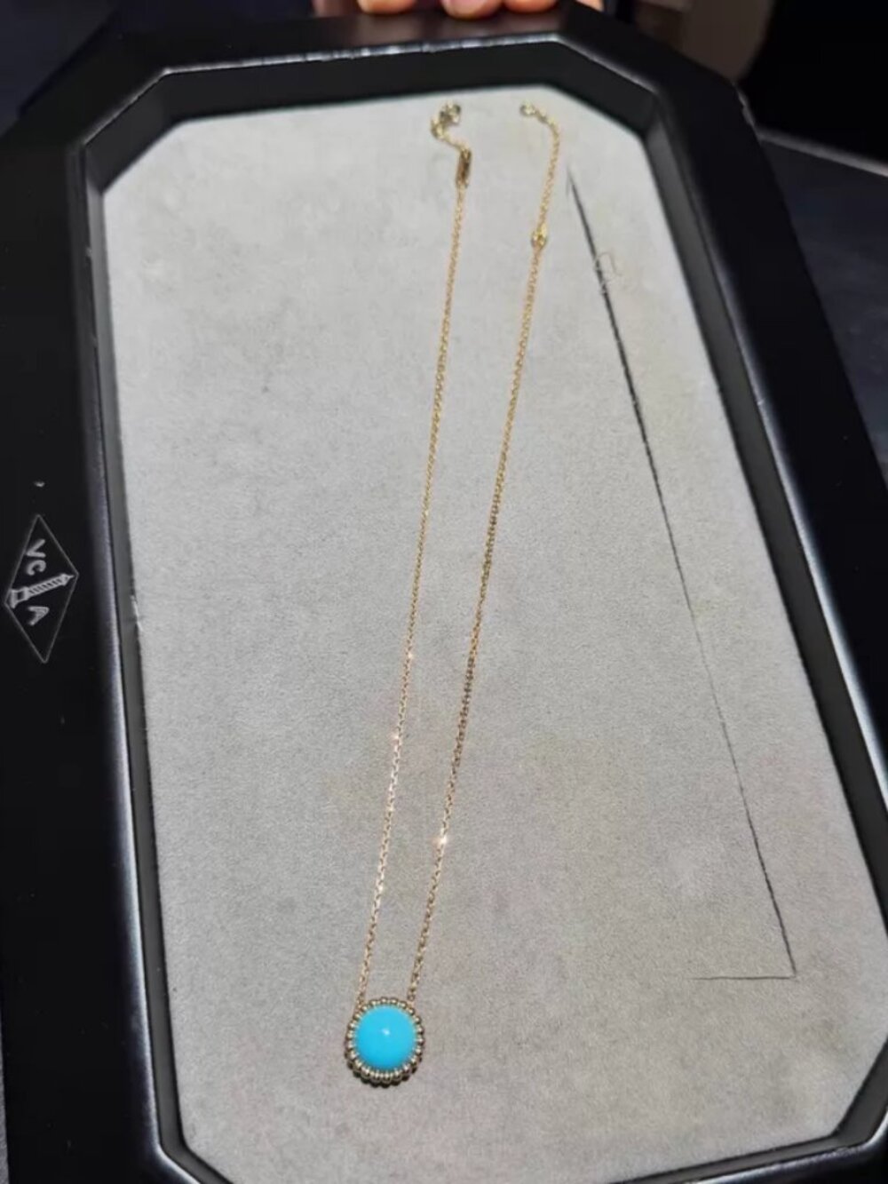 Van Cleef & Arpels Turquoise Pendant Necklace